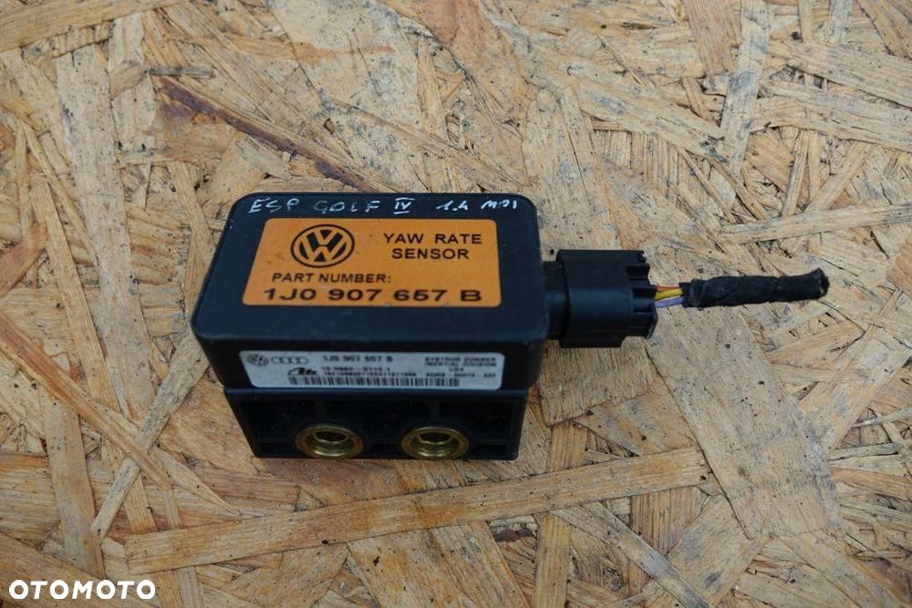 CZUJNIK PRZYSPIESZENIA SENSOR ESP VW VOLKSWAGEN GOLF IV 4  1J0907657B - 1