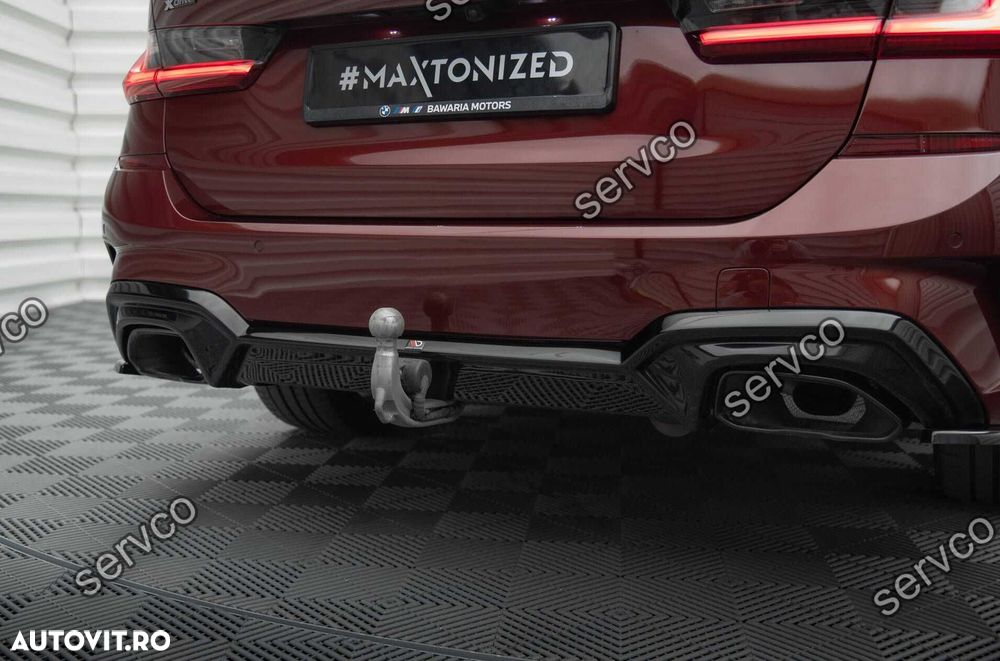 Difuzor bara spate Bmw Seria 3 M340i G20 G21 2018-2022 v23 - Maxton - 6