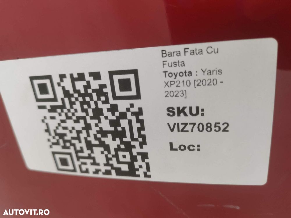 Bara Fata Cu Fusta Toyota  Yaris XP210 2020 2021 2022 2023 Originala I - 8