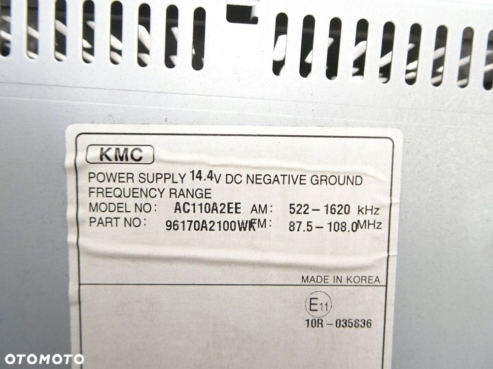 radio cd kia ceed ii 96170a2100 - 9