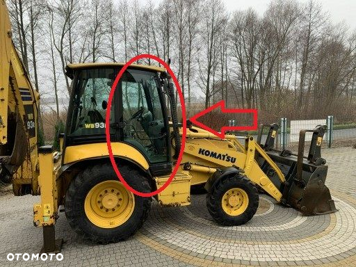 Szyba Szyby KOMATSU Prawa 5 otworów nr2 - 2
