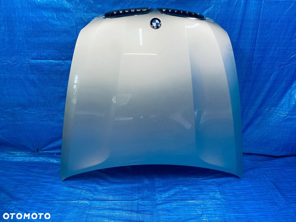 MASKA POKRYWA SILNIKA GRILL BMW X5 E70 X6 E71 LIFT ; SREBRNA LAKIER TITANSILBER 354/7 ORYGINAŁ - 9
