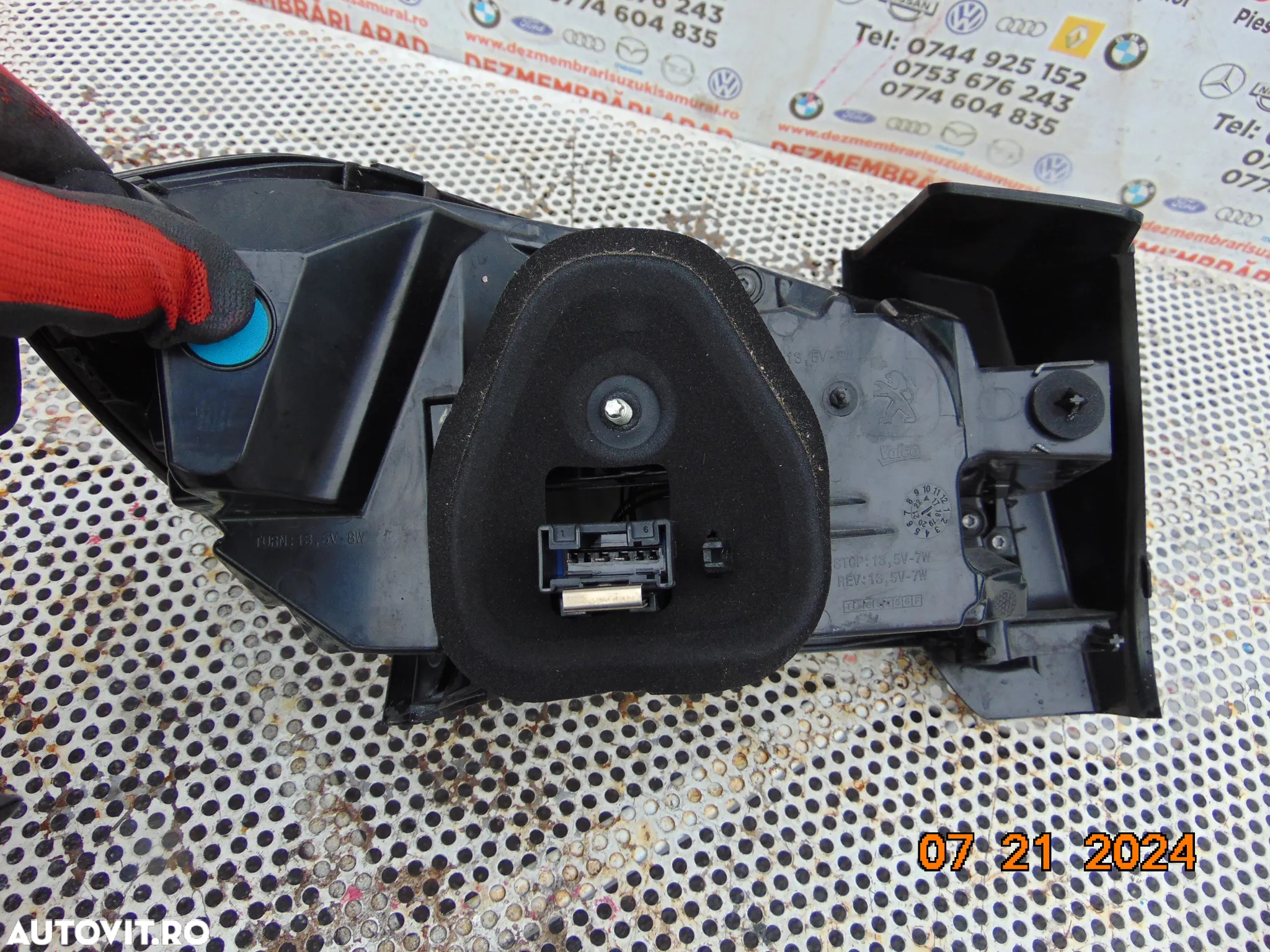 Stop Peugeot 208 dupa 2019 stopuri spate stanga dreapta led lampa tripla spate - 9
