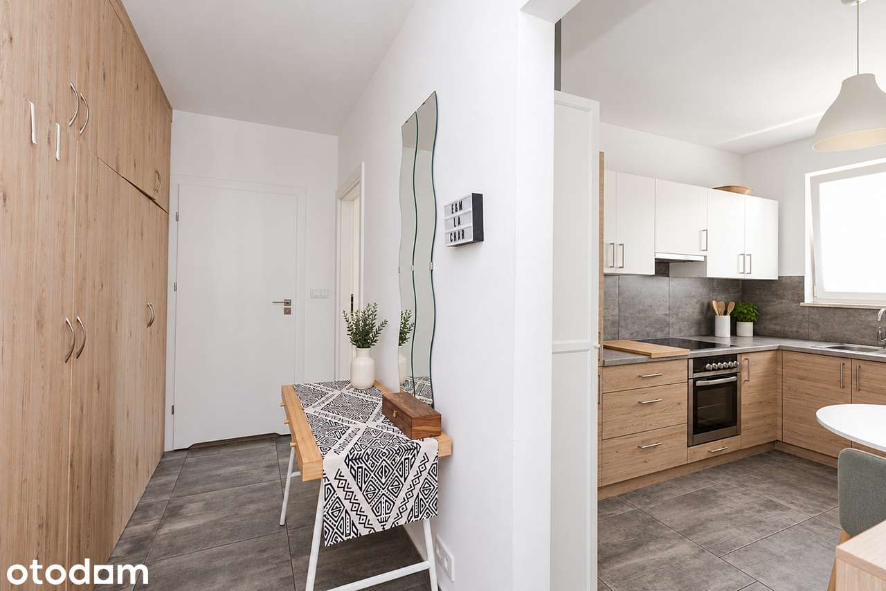 2 pokoje z oddzielną kuchnią i balkonem 8 m² | Metro Chrzanów