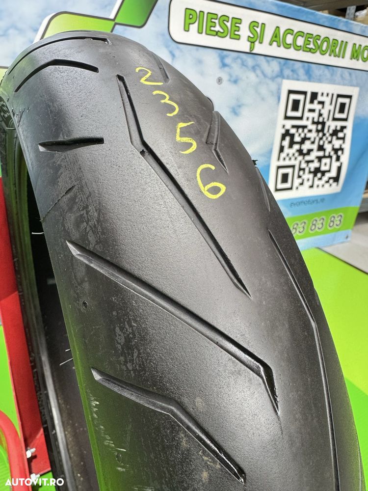 120 70 17 Anvelopa Moto 2020 Pirelli Rosso2 Cauciuc Fata C2356 - 3