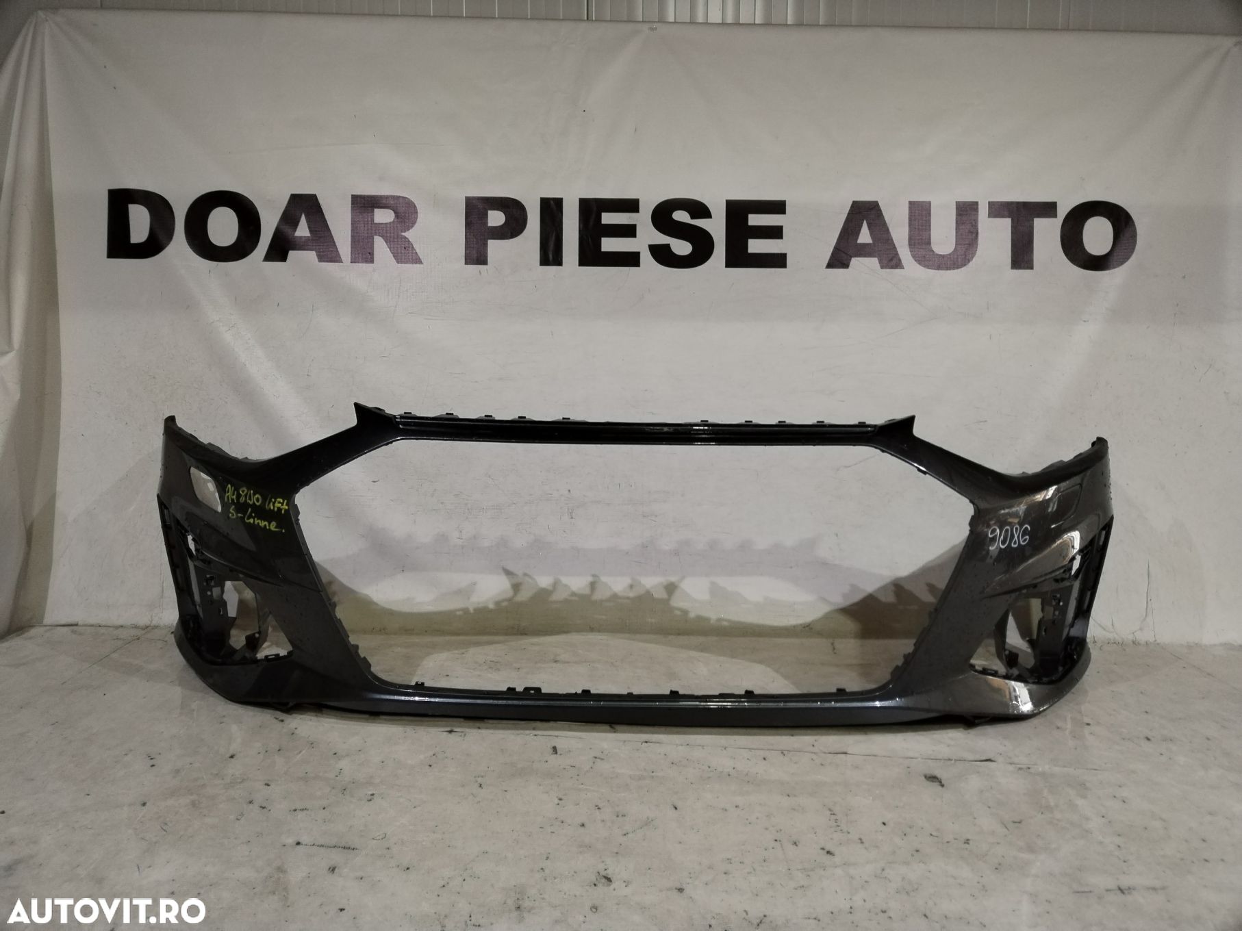 Bara fata Audi A4, B9, facelift, S-Line, 2020, 2021, 2022, 2023, 2024, 2025, cod origine OE 8W0807437AQ. - 1