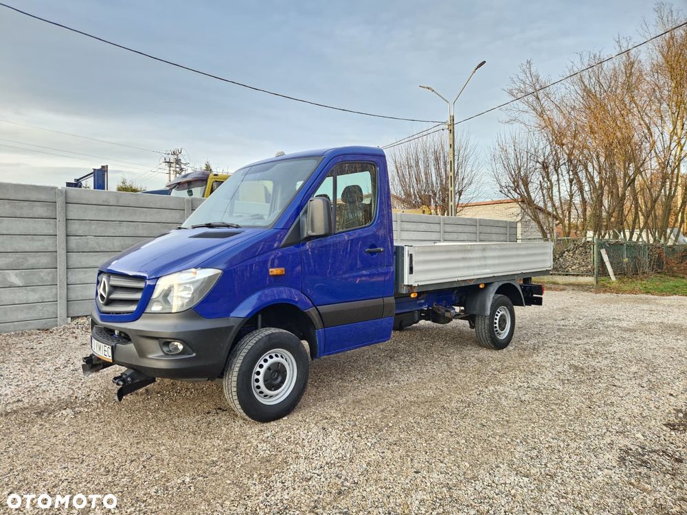 Mercedes-Benz Sprinter 316 CDI 2.2 4X4 Czołownica pod Pług do śniegu Z Niemiec Skrzynia Paka Platforma - 2