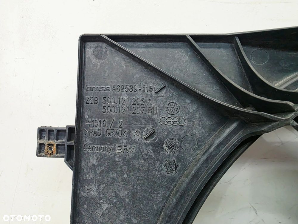 WENTYLATOR + OBUDOWA AUDI A3 VOLKSWAGEN SEAT SKODA 5Q0959455AL 5Q0121205AL - 5