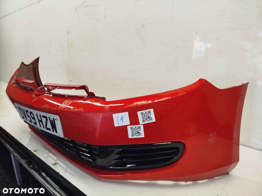 + ZDERZAK PRZÓD PRZEDNI DO VOLKSWAGEN VW GOLF VI 6 LY3D CZERWONY - 2
