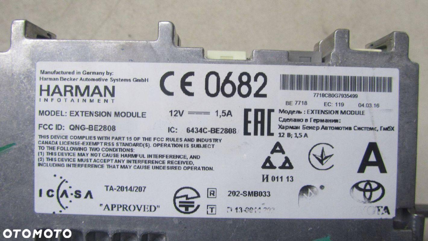 TOYOTA AVENSIS T27 LIFT T29 RADIO NAWIGACJA 86140-05250 - 4