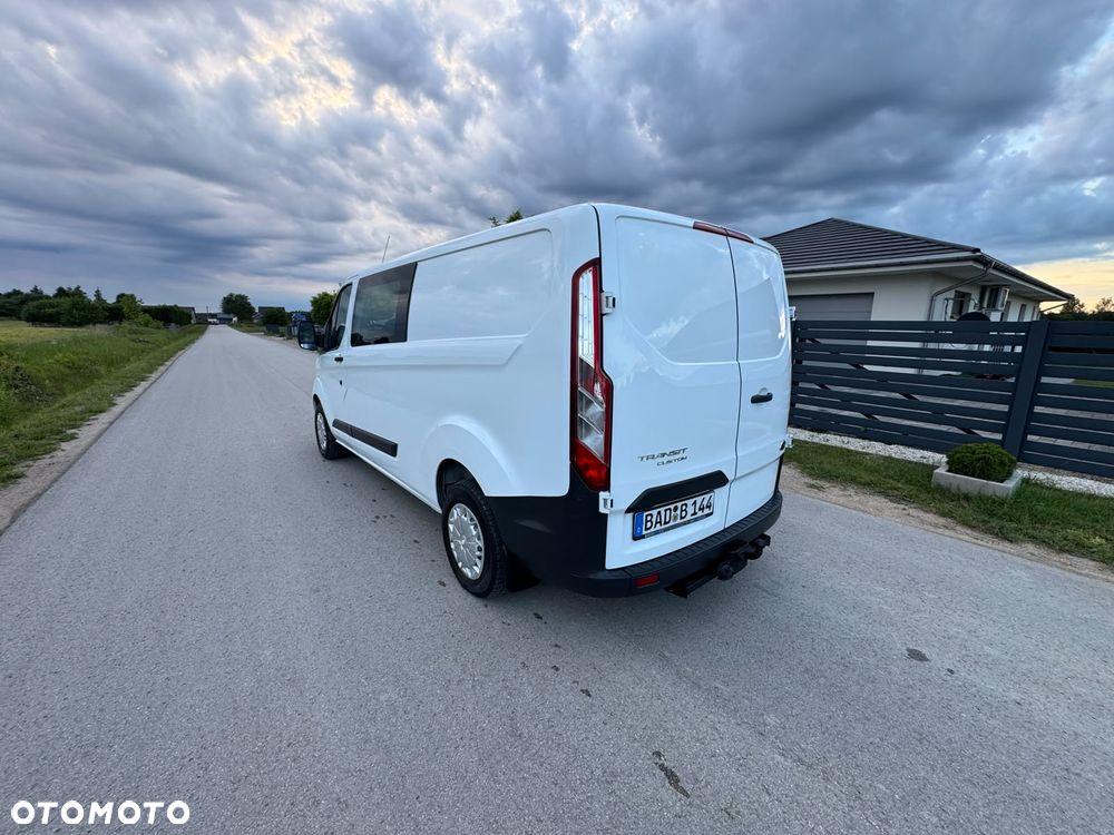 Ford TRANSIT CUSTOM LONG L2H1 Klima Elektryka Dubel Kabina 6os. Tempomat Brygadówka Serwis - 23