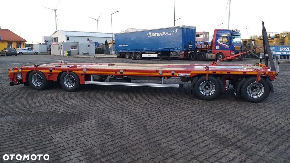MAX Trailer 4 osiowa przyczepa, najazdy hydrauliczne dwuczęściowe - 2