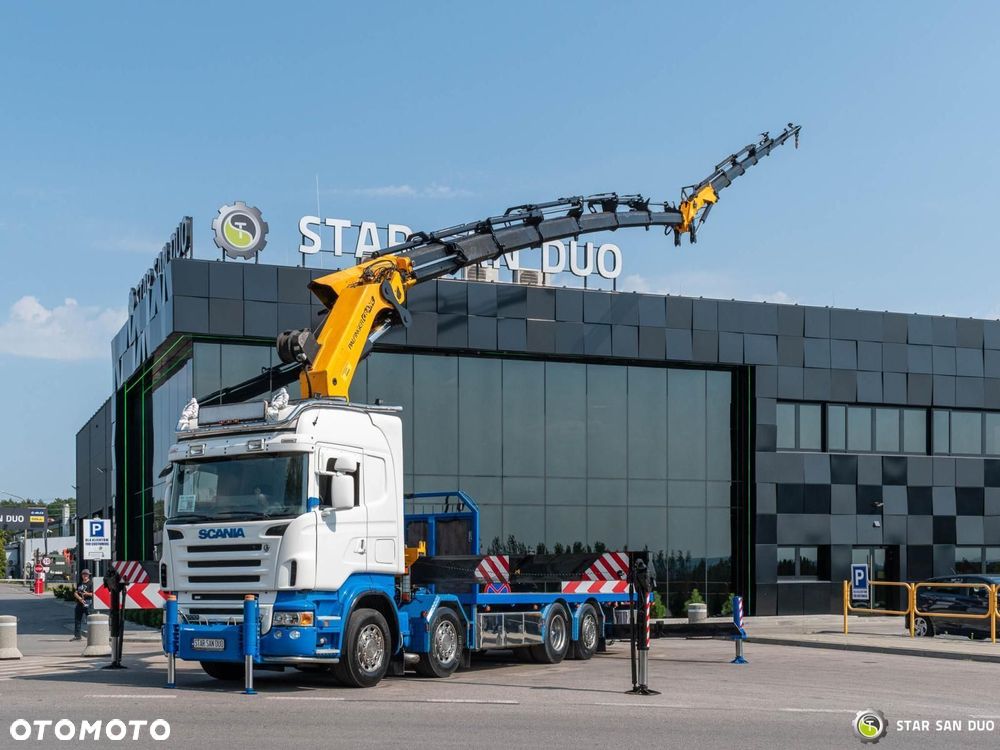 Scania R500 8x2 PALFINGER PK 85002 Fly Jib Wciągarka HDS Żuraw Crane - 2