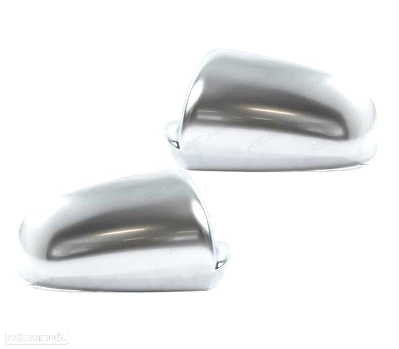 CAPAS DE ESPELHOS RETROVISORES AUDI CROMADOS A3 A4 A6 - 3