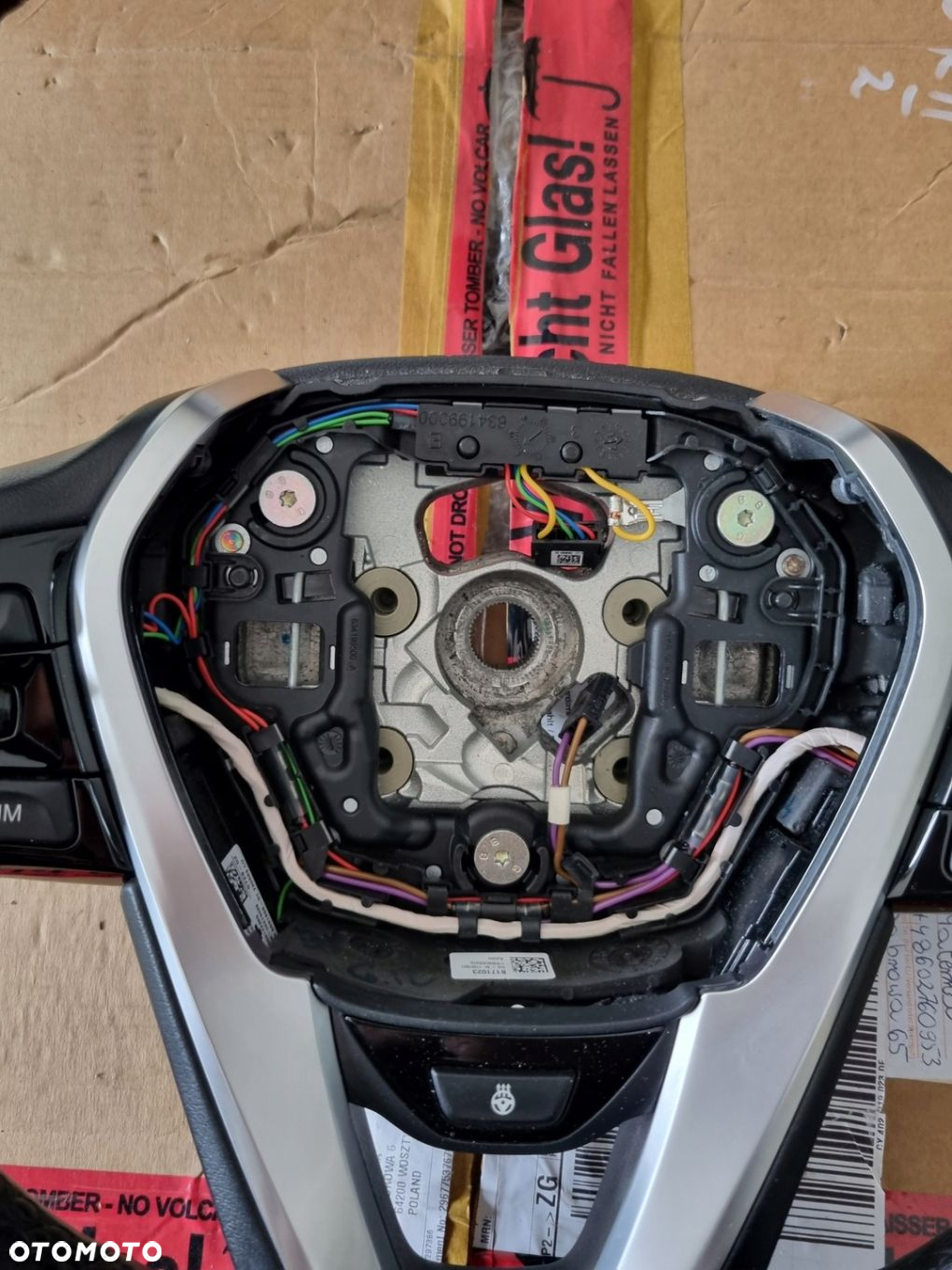 BMW 5 3 G30 G31 KIEROWNICA SKÓRA ŁADNA PODGRZEWANA AIRBAG PODUSZKA Kpl. - 4