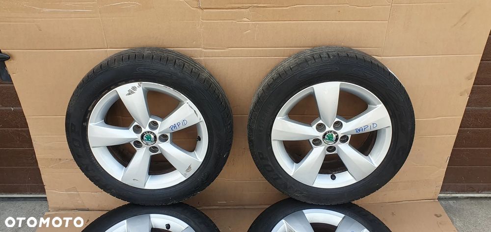 Alufelgi alusy z oponami 5x100 185/60 R15 Skoda Rapid 5JA601025 - 2