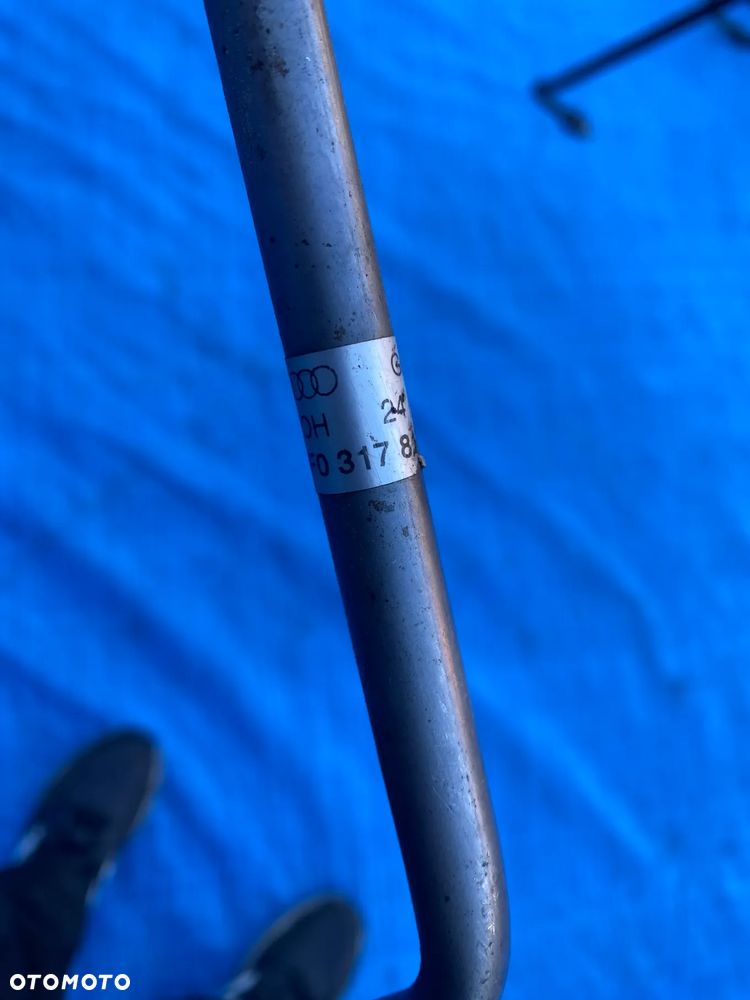 PRZEWÓD PRZEWODY OLEJOWE SKRZYNI AUDI A6 C6 3.0 2.7 TDI ; 2.8 FSI 04-  4F0317817L 4F0317818 - 5