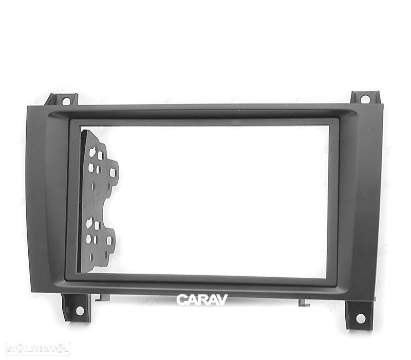 MOLDURA ADAPTADOR PRETO PARA RADIO 2-DIN PARA MERCEDES CLASE-SLK - 2