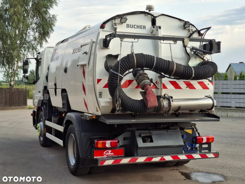 Mercedes-Benz Atego 1321 Zamiatarka BUCHER CityFant 5000 Euro 6 PM10 Rura Do Liści Studzienek Karcher Wysokiego Ciśnienia Napęd Hydrostatyczny - 3