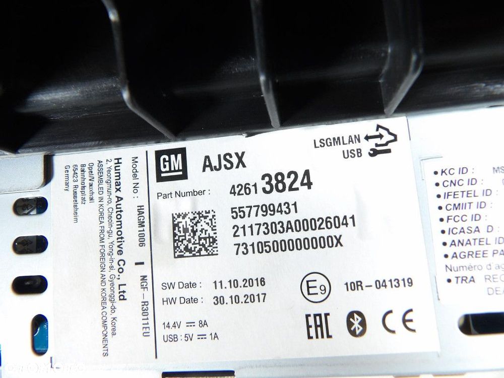 OPEL MOKKA X RADIO 42613824 - 3