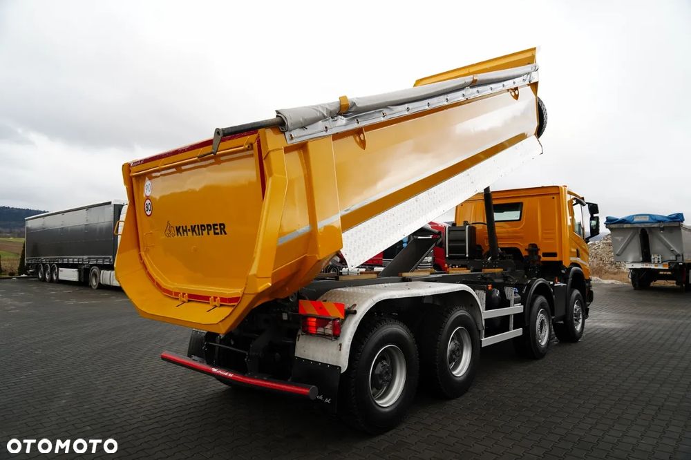 Scania P 450 XT  / 8x6 / WYWROTKA TYLNOZSYPOWA / OPTICRUISE / OPONY 100% /  EURO 6 - 5