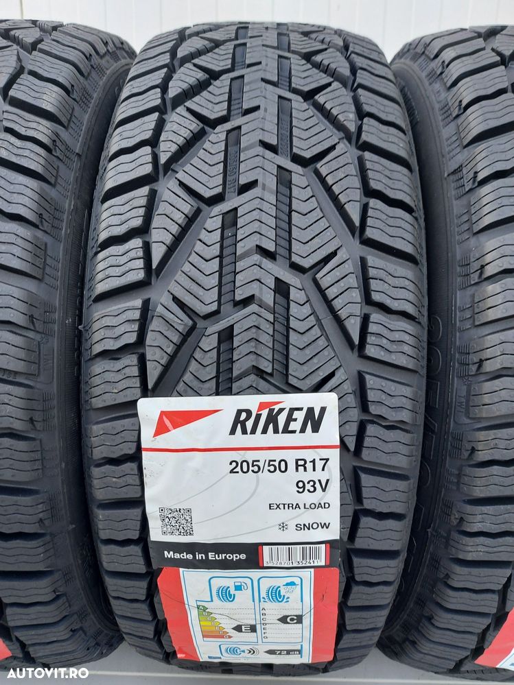 205/50 R17, 93V XL, RIKEN (by Michelin), Anvelope iarna M+S - 3