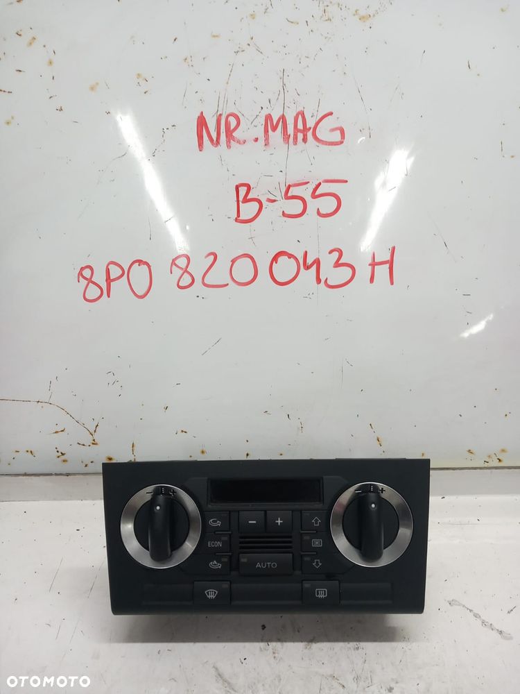 PANEL KLIMATYZACJI AUDI A3 8P 8P0820043H - 1