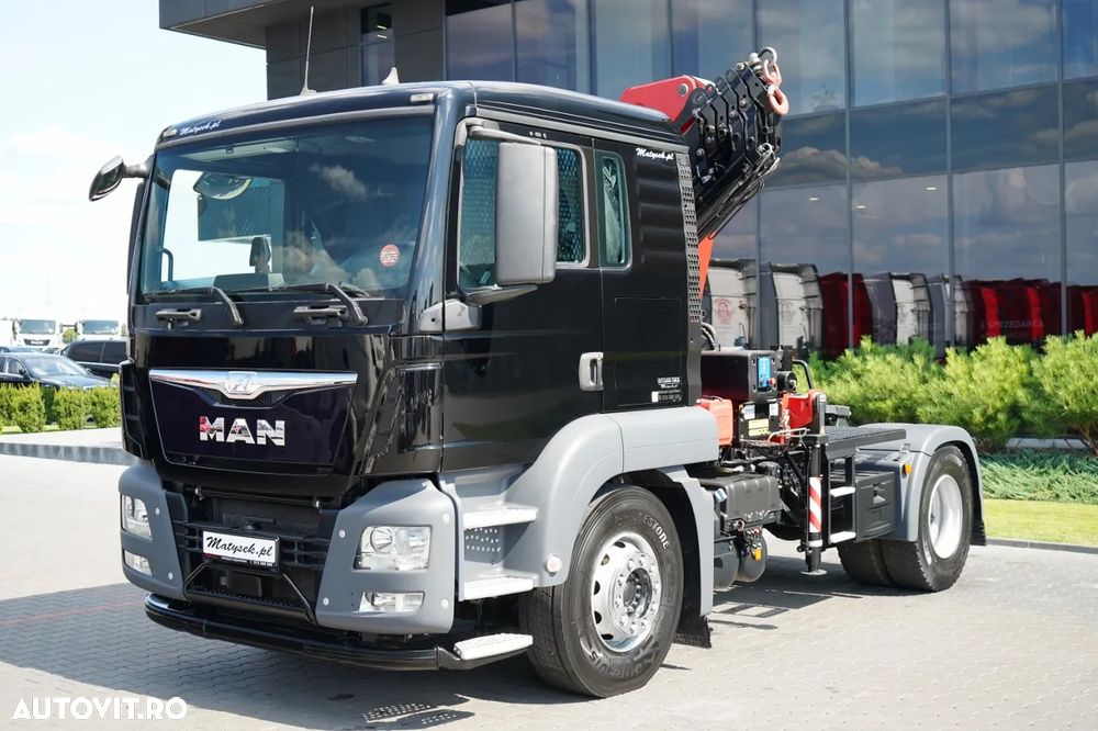 MAN TGS 18.480 / 4x2 / HDS HMF 1820 K6 / 17.2 m REACH / MANUAL / RADIOCOMANDĂ / IMPORTAT - 11