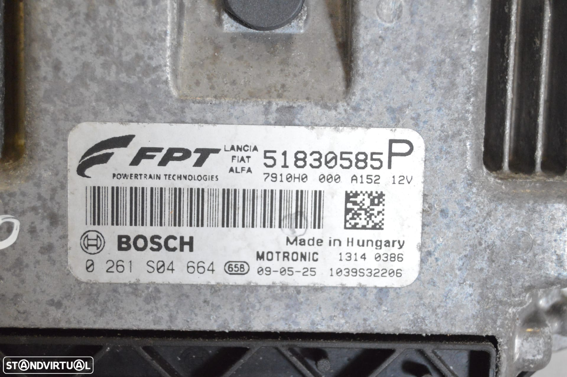 CENTRALINA ECU MOTOR BOSCH 0261S04664 51830585 51830585P ALFA ROMEO MITO 955 1.4i 16V 95CV 199A6000 - 4