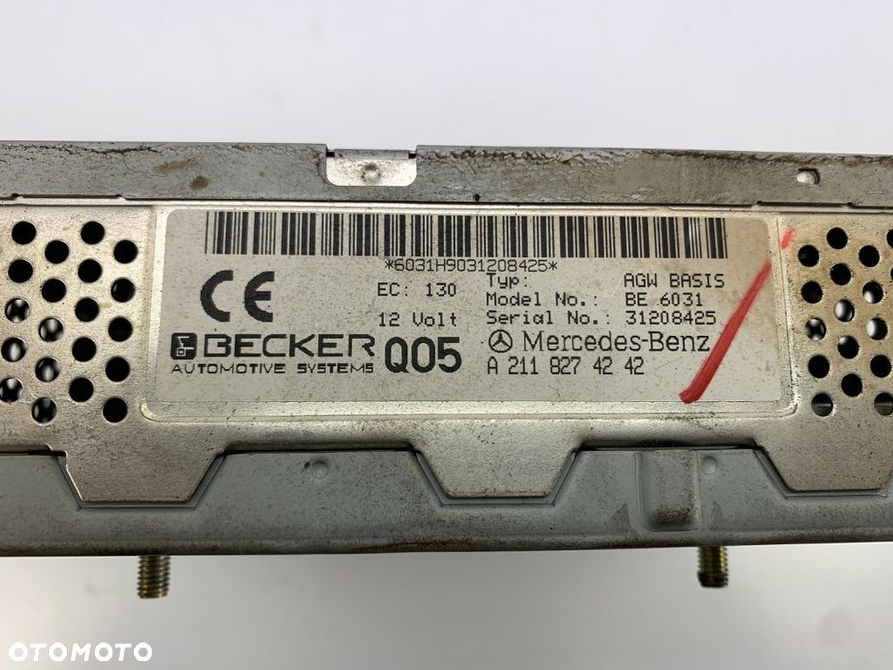 wzmacniacz audio sterownik moduł becker mercedes W211 A2118274242 - 5