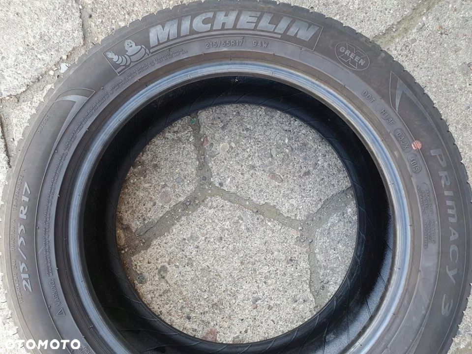 215/55R17 Michelin Primacy 3 komplet opon lato 4,5 - 9