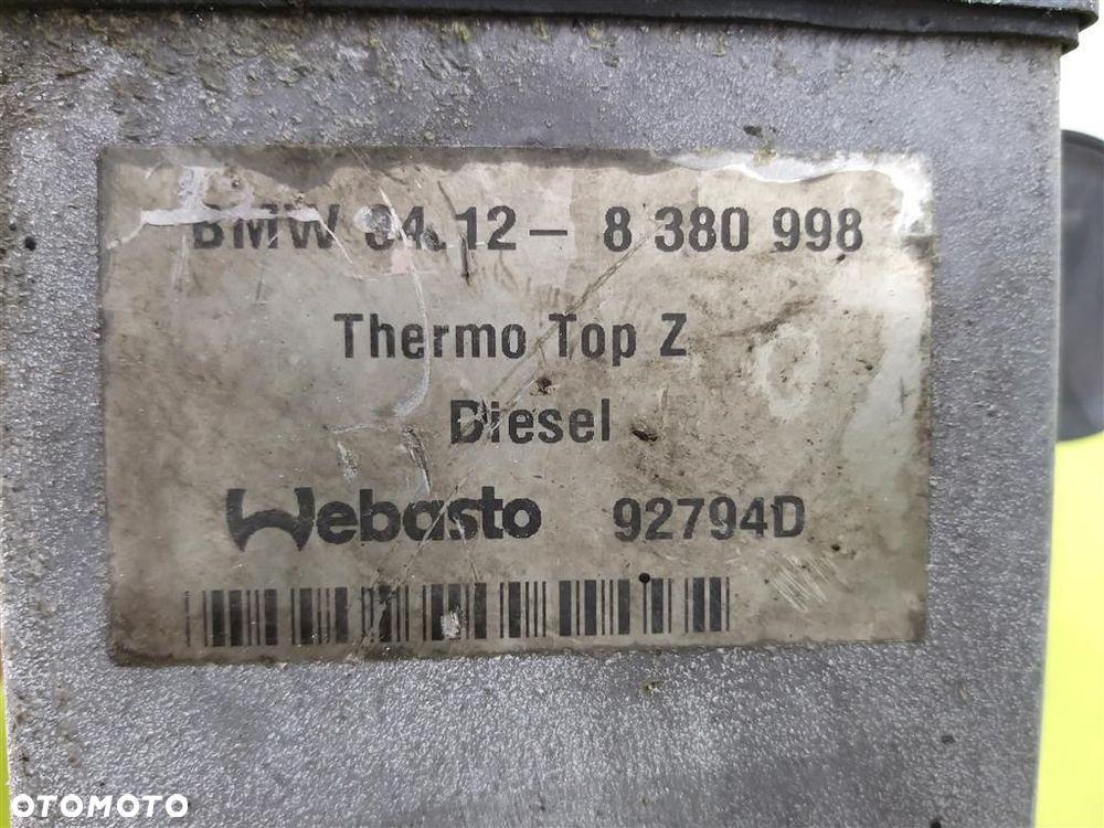 Webasto piec BMW E46 1998-2007 2,0 B 66724A 8380998 92794D ORYGINAŁ - 7