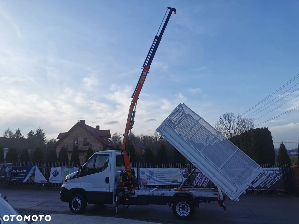 Iveco Daily 35C15 Kiper HDS dzwig 3.0-150KM wywrotka Hak - 4