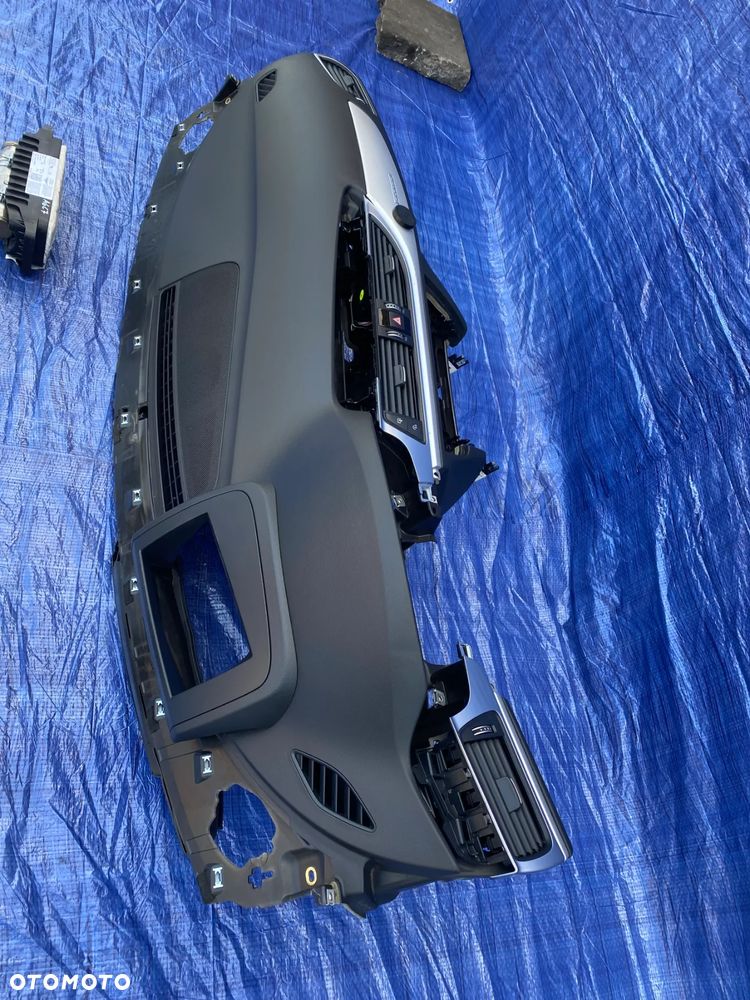 AUDI A6C7 4G LIFT DESKA ROZDZIELCZA KONSOLA HEAD UP KOKPIT PODUSZKI AIRBAG PASY 11-18 ORYGINAŁ KOMPLET - 5