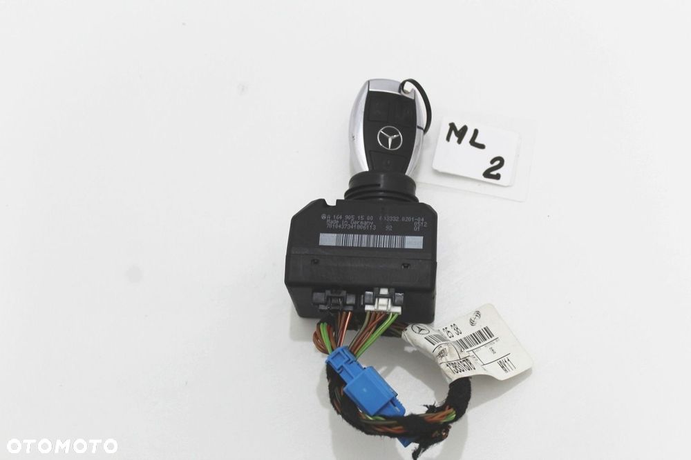 Stacyjka klucz kluczyk rybka Mercedes W164 ML X164 GL A1649051500 Q1 - 1