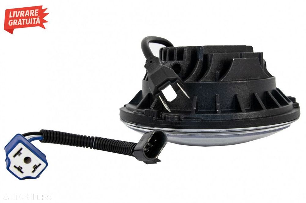 Faruri Full LED CREE Dublu Proiector Jeep Wrangler JK TJ LJ Land ROVER - 5