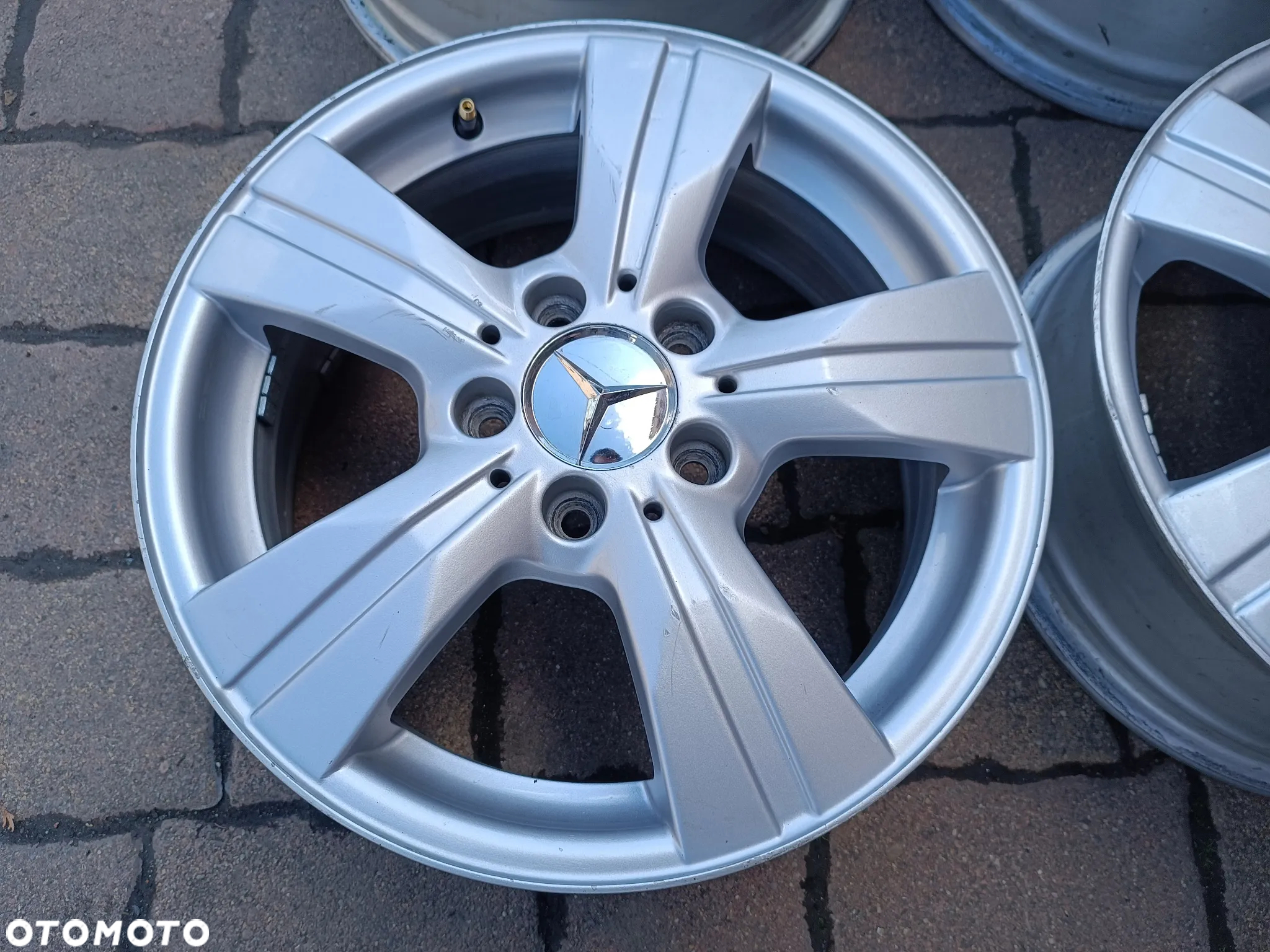 Komplet 4 sztuki - Alufelgi 16" felgi aluminiowe MERCEDES A B C klasa W169 W245 W203 a169 401 22 02 - 6