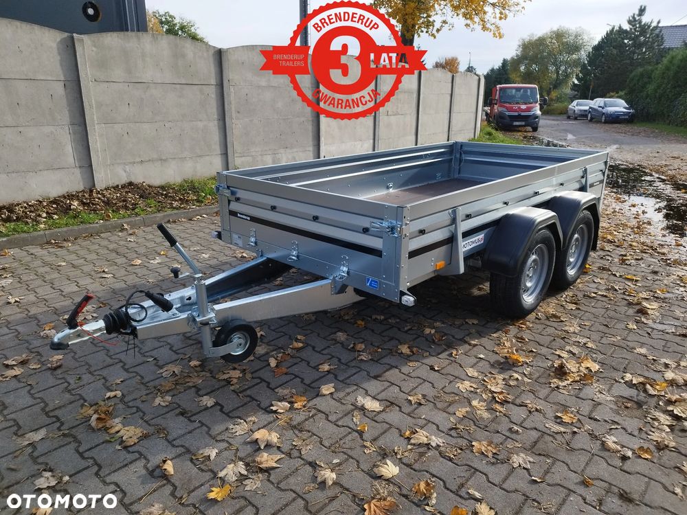 Brenderup Przyczepa Brenderup 2300ST B 304x153x40 cm DMC 2500kg 2 osie mocna rama - 1