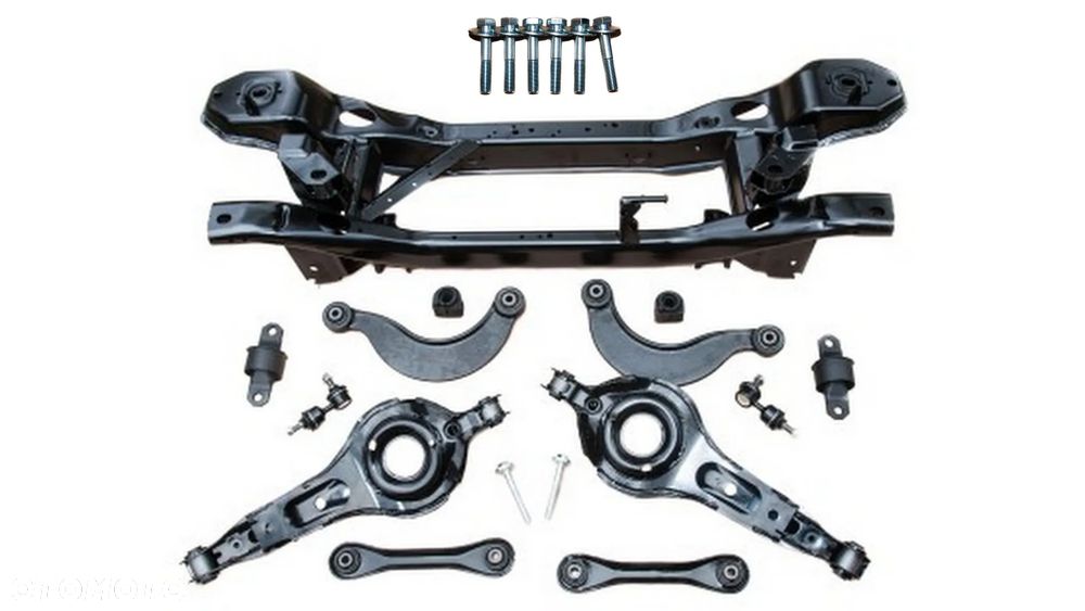 ZAWIESZENIE RAMA BELKA SANKI WAHACZE ZESTAW TYŁ MAZDA 3 BK 03- NOWE + ŚRUBY - 1