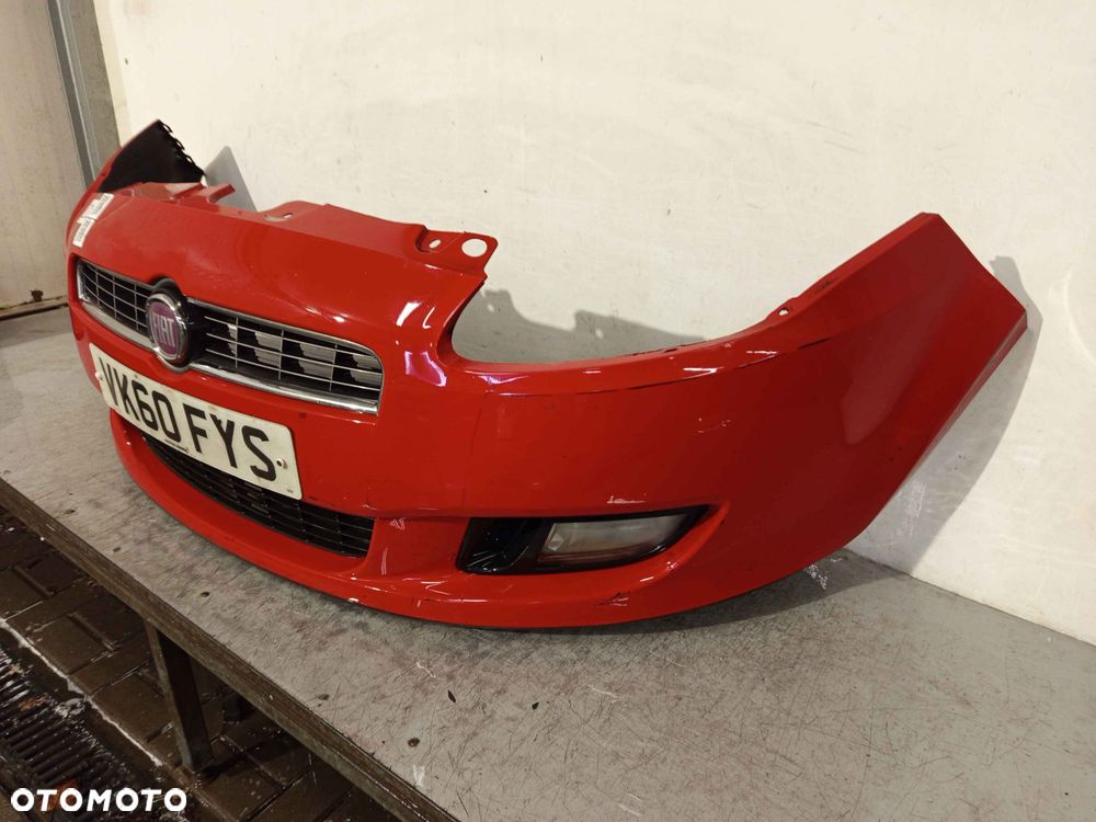 + ZDERZAK PRZÓD PRZEDNI DO FIAT BRAVO II 2 187/B ROSSO ORGOGLIOSO CZERWONY HALOGENY - 2