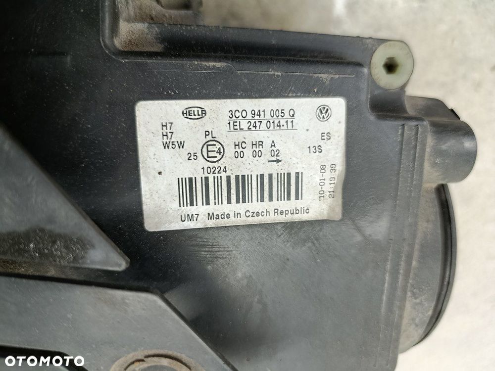 LAMPA PRZÓD LEWA VW PASSAT B6 3C0941005Q 1EL247014-11  HELLA - 6