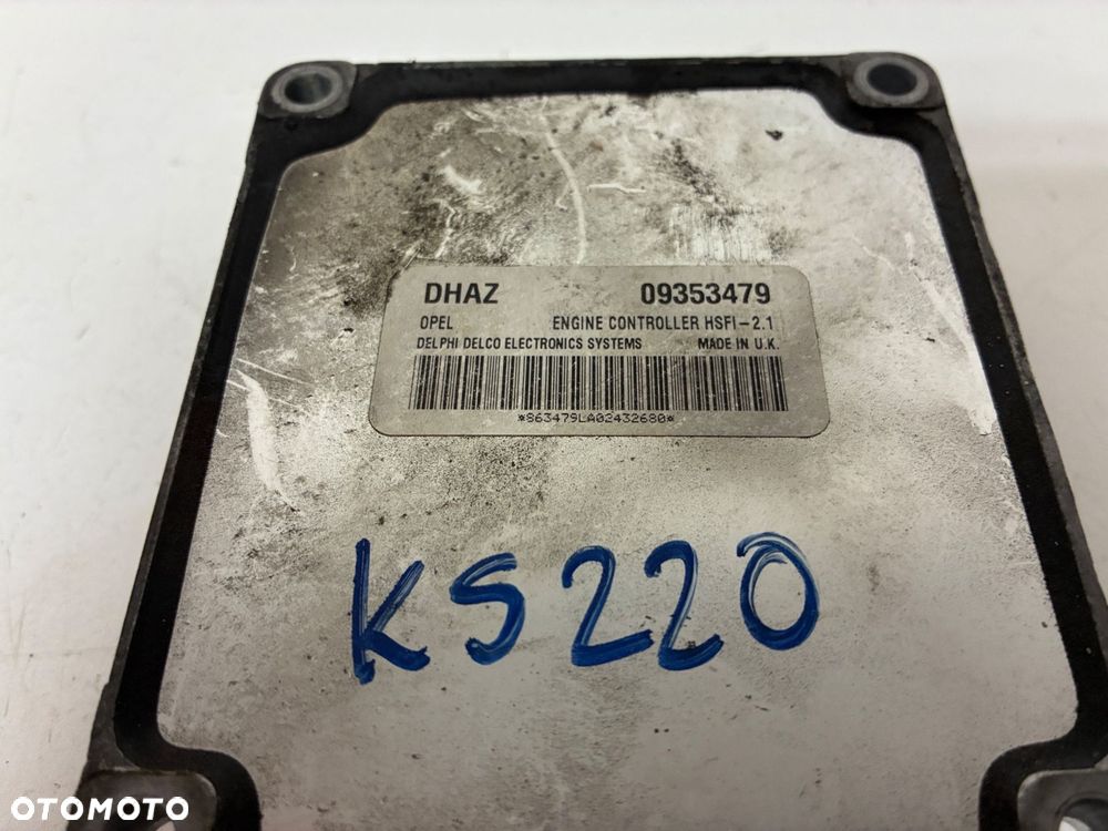 OPEL KOMPUTER  STEROWNIK  SILNIKA DHAZ 09353479 HSFI-2.1 - 2
