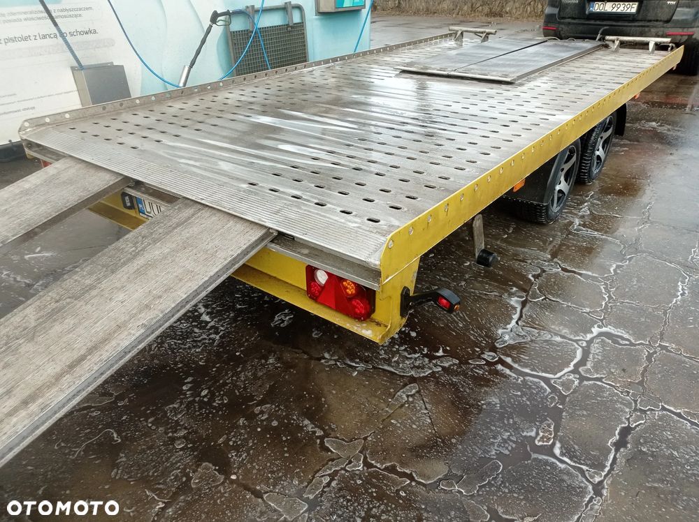 UWAGA ! WYNAJEM AUTO+PRZYCZEPA LAWETA DŁUGOŚĆ 4 LUB 8 METRÓW 1 LUB 2 AUTA LUB BUSY MINIKOPARKI HAK 3,5TONY ,ŁADOWNOŚĆ 1500-3500KG OD RĘKI NA TELEFON !!!!! - 12