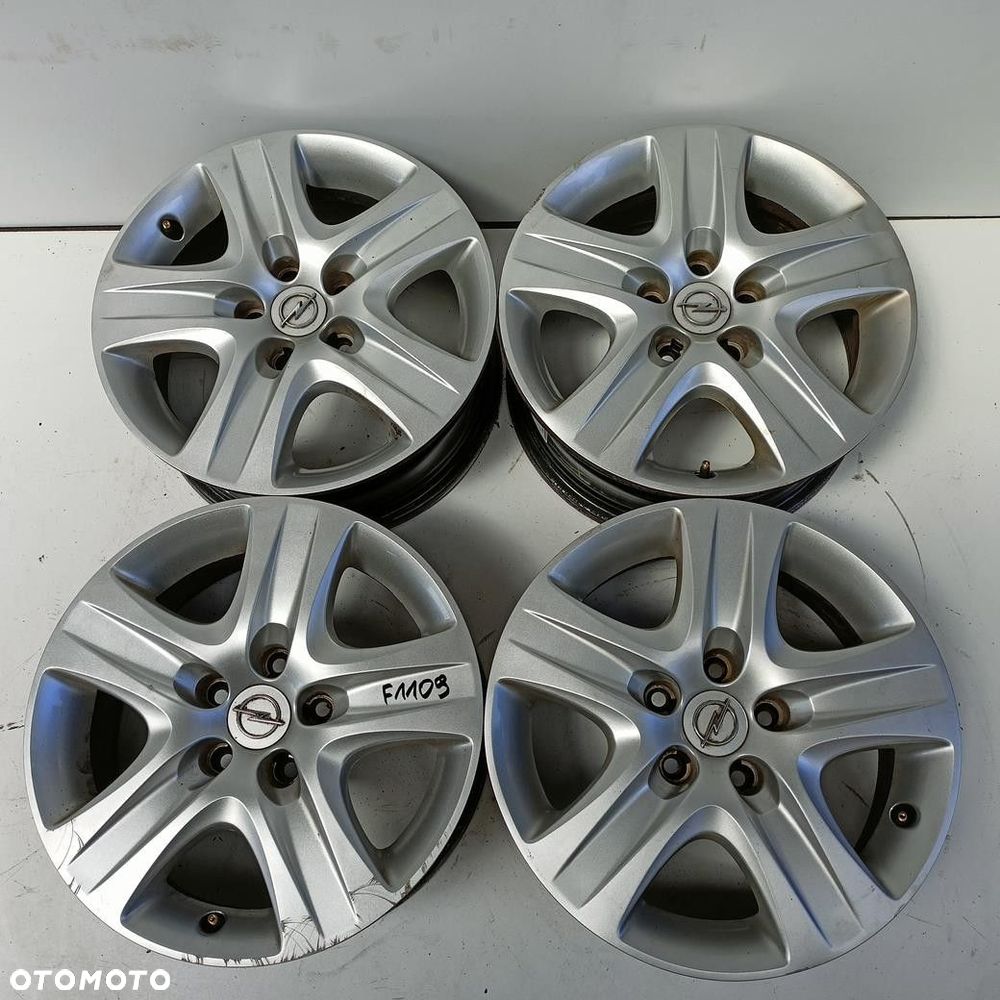 Felgi 5x110 16 Opel Astra Zafira Vectra + Kołpaki 4szt (F1109) - 1