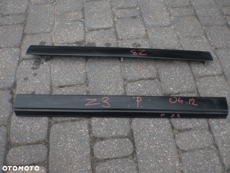 listwa nakładka plastki wnętrza progowa stopka słupka dchu bmw z3 z 3 - 8