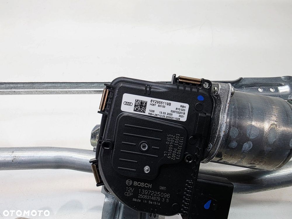 MECHANIZM SILNICZEK WYCIERACZEK PRZÓD AUDI A3 8Y 8Y2955119B 8Y2955023B - 5