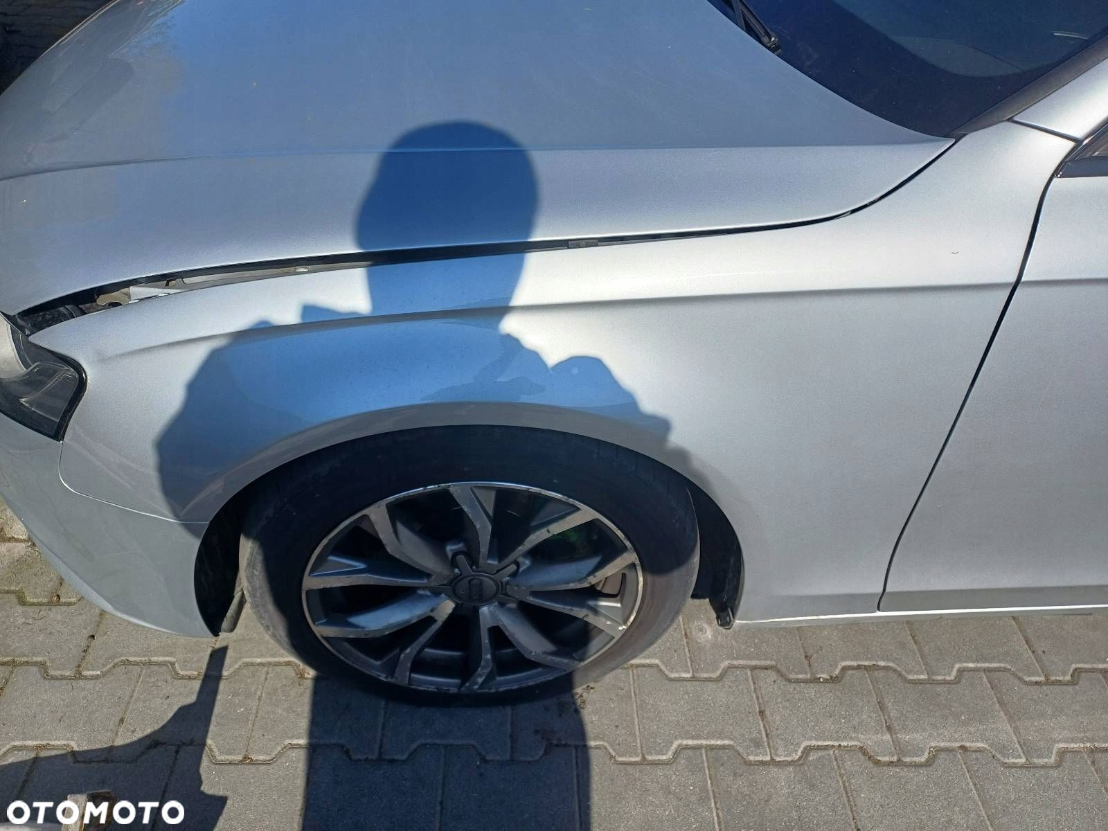 KOMPLETNY PRZÓD MASKA ZDERZAK LAMPA AUDI A4 B8 LX7W - 9