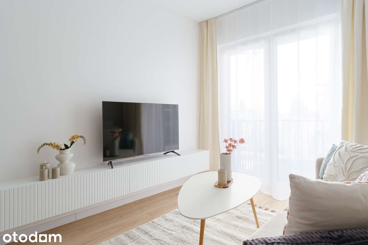 Świeżo wykończone 2-pokojowe mieszkanie | balkon | bez prowizji