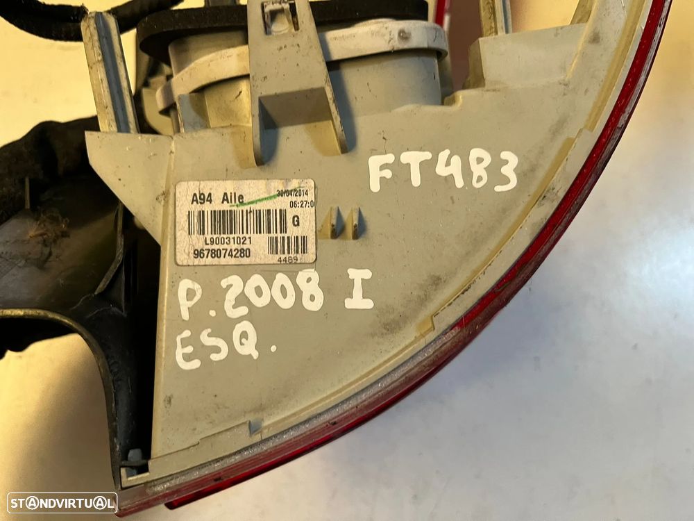 PEUGEOT 2008 I FAROLIM DIREITO ESQUERDO - FT483 - 6