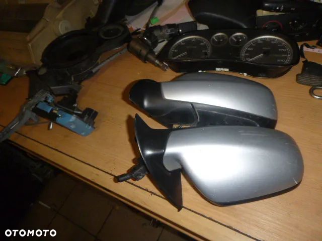 lusterko zewnętrznę PEUGEOT 307 PRAWE LEWE srebrne - 1